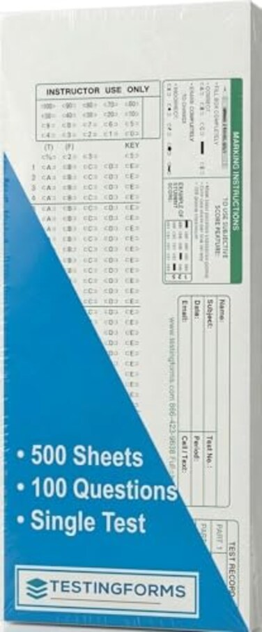 TestingForms TEST100E 882 E Compatible Testing Forms 500 Sheet Pack