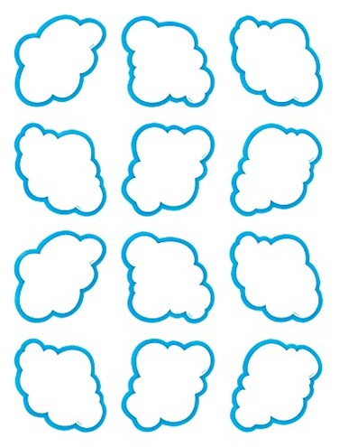 Teacher Created Resources Cloud Mini Accents TCR5533