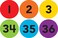 Teacher Created Resources Spot On Carpet Markers Numbers 1364