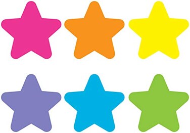 Teacher Created Resources Spot On Carpet Markers Bright Stars 7