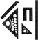 CARBON 13 5 Piece Carbon Fibre Geometry Set by Carbon13 Architecture Drafting Tools Engineering Tools for Engineer Professional Drafting Square Triangle Drawing Ruler Set