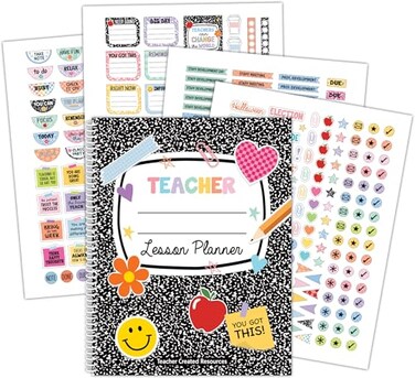 Teacher Created Resources Cool for School Teacher Plan Book TCR9329