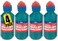 1InTheOffice Envelope Moistener Envelope Sealer Bottle Wedge Sponge Tipped Squeeze Bottle Spill Proof 4 Pack