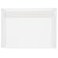 JAM PAPER 9 x 12 Booklet Translucent Vellum Envelopes Clear 50Pack