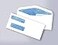 NextDayLabels 9 Double Window Security Envelope Regular Gum 500 Per Pack