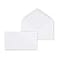 Staples 6 White Standard Business Envelopes VFlap Gummed Closure LetterSize Mailing Envelopes 500Pack