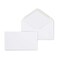 Staples 6 White Standard Business Envelopes VFlap Gummed Closure LetterSize Mailing Envelopes 500Pack