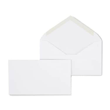 Staples 6 White Standard Business Envelopes VFlap Gummed Closure LetterSize Mailing Envelopes 500Pack