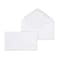 Staples 6 White Standard Business Envelopes VFlap Gummed Closure LetterSize Mailing Envelopes 500Pack