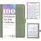 Sooez 100 Envelopes Money Saving Challenge Savings Challenges Book with Envelopes Flexible Saving 5050 2600 300 Savings Binder with 100 Pocket PreNumber Reusable Laminated Tracker