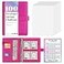 Sooez 100 Envelopes Money Saving Challenge Savings Challenges Book with Envelopes Flexible Saving 5050 2600 300 Savings Binder with 100 Pocket PreNumber Reusable Laminated Tracker