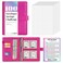 Sooez 100 Envelopes Money Saving Challenge Savings Challenges Book with Envelopes Flexible Saving 5050 2600 300 Savings Binder with 100 Pocket PreNumber Reusable Laminated Tracker
