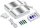 Weighmax 130Lb x01OZ Extended Display Digital Shipping Postal Scale White