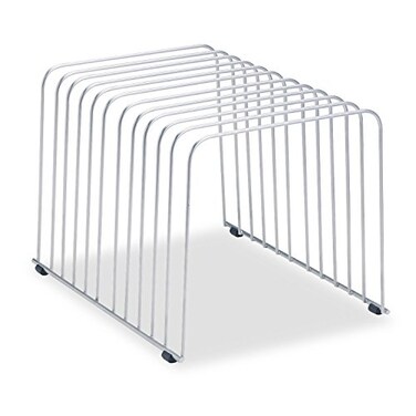 Fellowes Desktop Organizer 11 Sections 9 x 11375 x 8 Wire Silver 72012
