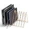 Officemate Triangular Wire File Sorter Rose Gold 93151