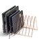 Officemate Triangular Wire File Sorter Rose Gold 93151