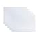 VANRA Poly File Folder Pockets File Jacket Plastic Envelope Flat Document Letter Organizer with Snap Button Closure A4 Letter Size Pack of 5 Translucent