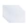 VANRA Poly File Folder Pockets File Jacket Plastic Envelope Flat Document Letter Organizer with Snap Button Closure A4 Letter Size Pack of 5 Translucent