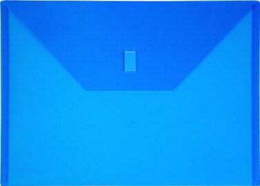 Lion DesignRLine Poly Envelope9 38 x 13 Inches Transparent Blue Pack of 6 22080BL6P