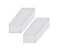 YESSART Clear String Closures Poly Envelopes Side Opening Folder Pocket Pack of 40 Bottom with Expanding Gusset 40 Pack