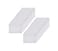 YESSART Clear String Closures Poly Envelopes Side Opening Folder Pocket Pack of 40 Bottom with Expanding Gusset 40 Pack