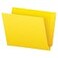 Pendaflex Colour End Tab Folders Full Tab Letter Size Yellow 100 per Box H110DY