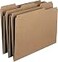 Smead Fastener File Folders Reinforced 13Cut Tabs 1 Fastener Letter Size Kraft 50 per Box 14834