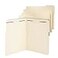 Staples Reinforced Tab Fastener Folder Letter Size Manila Pressboard Durable Construction 50Pack