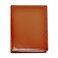 Arpan A4 Certificate Presentation Folder Faux Leather Document Organizer Professional Portfolio Book Conference Display Binder Brown 48 Pockets 96 Sides