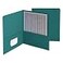 Smead TwoPocket Heavyweight Folder Letter Size Teal 25 per Box 87867
