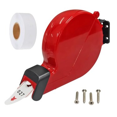 KOQICALL HeavyDuty 3 Digit Ticket Dispenser Machine 2 Groups 000999 Range with Bright Red Display Commercial Queue System for WallDesk Mount Includes 1 Roll 2000 Tickets Paper