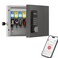 WeHere 16Key Key Lock Box Wall MountSmart Key Cabinet with App Keypad Bluetooth WiFi Unlock Sold Separately Key Organizer for Home Access Log Tracking Key Management System for Small Office