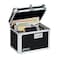 Vaultz Secure Security Lock Boxes Safe Combination Lock Box Storage for Documents Valuables Medicine Money 988 x 775 x 7 Inch BlackChrome