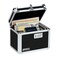 Vaultz Secure Security Lock Boxes Safe Combination Lock Box Storage for Documents Valuables Medicine Money 988 x 775 x 7 Inch BlackChrome