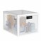 SANIDIKA 2 Pack Large Refrigerator Lockable Box Childproof First Aid Locking Box Pill Case Medical Organizer Ipad Tablet Phone Jail