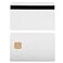 Bodno J2A040 Chip Java Jcop Cards WHico 2 Track Mag Stripe Jcop2136K 10 Pack White with Black Mag