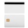 Bodno J2A040 Chip Java Jcop Cards WHico 2 Track Mag Stripe Jcop2136K 10 Pack White with Black Mag