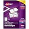 Avery Customizable SelfLaminating Name Badges with Clips 225 x 35 White Printable Inserts 30 Clip Style Laminated Badges 5362
