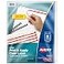 Avery 8 Tab Unpunched Dividers for Use with Any Binding System Easy Print Apply Clear Label Strip Index Maker Customizable White Tabs 5 Sets 11432