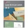 MACO LaserInk Jet Glossy Clear Full Sheet Labels 812 x 11 1 per Sheet 50 per Box ML4005