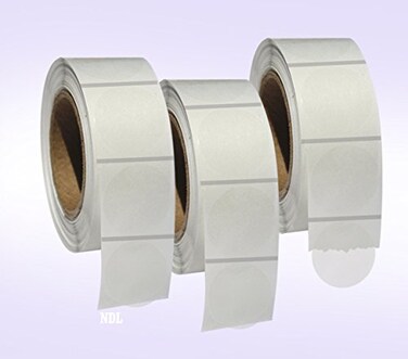 NextDayLabels 3000 Super Clear EnvelopePackage Seals 1 Round Circle StickersLabels 1000 Per Roll 3 Rolls in Each Pack Total 3000 Labels per Pack