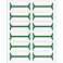 Tabbies Wraparound Name Label Green