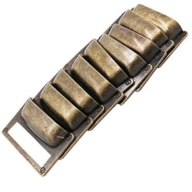 LGEGE 18pcs Bronze Drawer Label Pull Home Cabinet Frame Handle File Name Card Holder Cabinet Frame Length 81mm Width 51mm