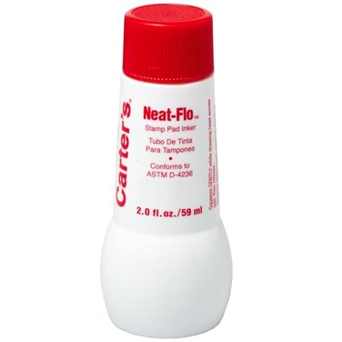 Avery Carters NeatFlo Stamp Pad Ink Refill for Red Stamp Pads 21447