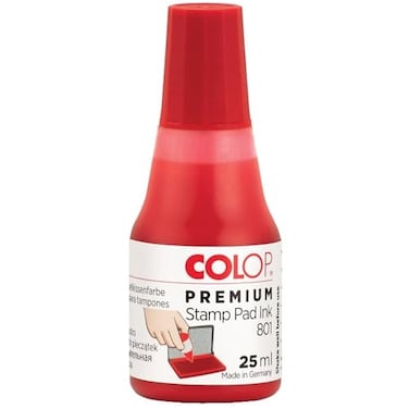 COLOP NonToxic Water Based 801 Premium Ink Red 25 ml