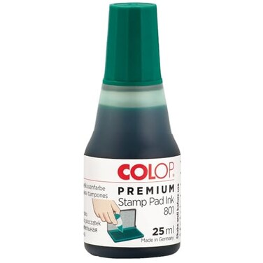 COLOP NonToxic Water Based 801 Premium Ink Green 25 ml