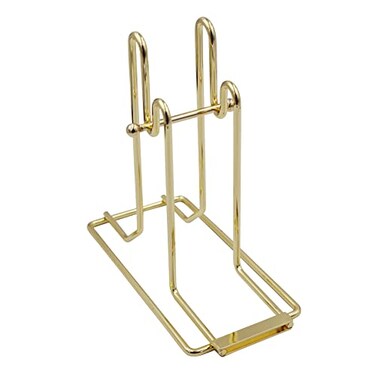DNB SPORTS DNB Raffle Ticket Dispenser Brass Plated Holder for Single Roll and Double Roll Tickets