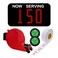 KOQICALL Take a Number System Queue Wireless Calling System with 1 Take a Number Display 2 NEXT Call Button 1 Ticket Dispenser 3Digit Ticket Roll for Restaurant Hospital Clinic Bank Haunted House