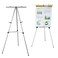 Audio-Visual Direct AudioVisual Direct Lightweight Aluminum FlipChart Presentation Easel 70 Inches Silver