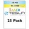 Brainstorm ID Laser Teslin Paper 25 Sheets
